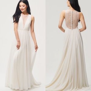 Jenny Yoo Fallon Wedding Gown Size 0 NWOT
